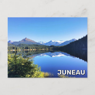 Cartão Postal Auke Lake Juneau, Alasca