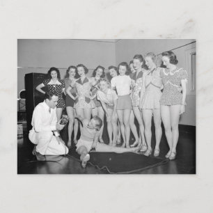 Cartão Postal Aula de Dança, 1938