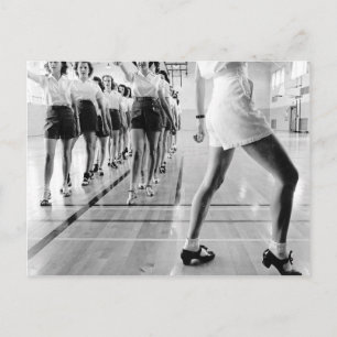 Cartão Postal Aula de Dança de Torneira, 1942