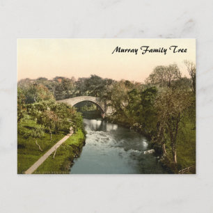 Cartão Postal Auld Brig O'Doon, Ayrshire, Escócia