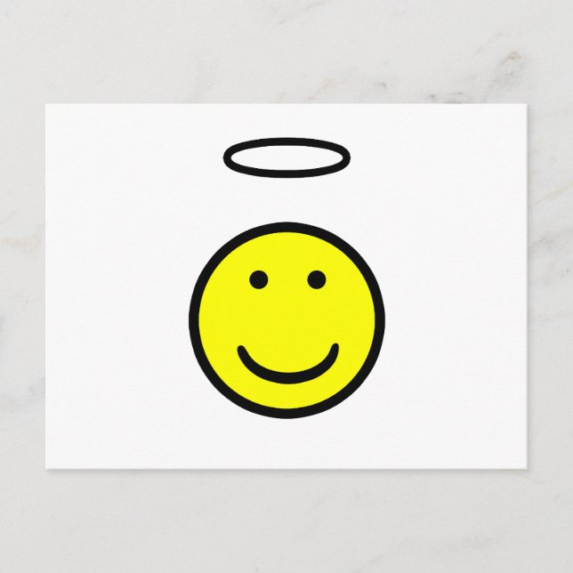 Cartão Postal Aureola Facial (Frente)