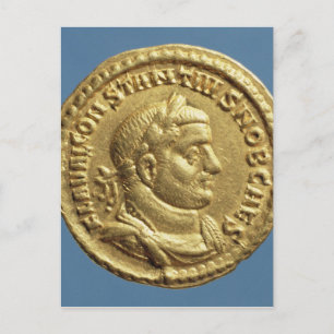 Cartão Postal Auréus de Constâncio I César Augusto