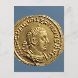 Cartão Postal Aureus de Valerian I