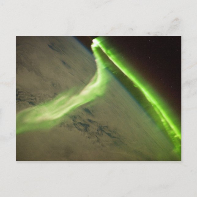Cartão Postal Aurora Australis, da Estação Espacial Internaciona (Frente)