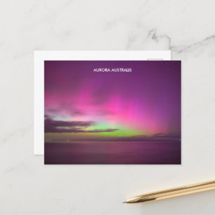 Cartão Postal Aurora Australis - Southern Lights Austrália