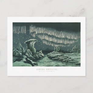 Cartão Postal Aurora Boreal, Latitudes Elevadas 1891