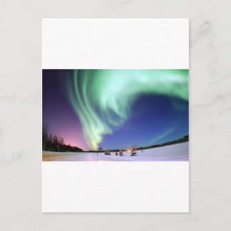 Cartão Postal Aurora Borealis