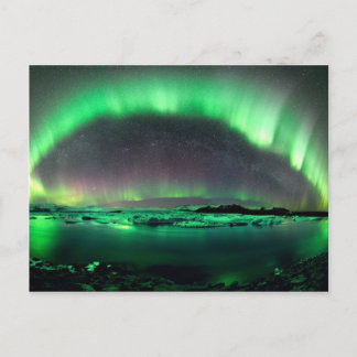 Cartão Postal Aurora Borealis