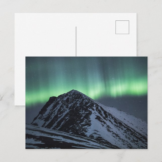 Cartão Postal Aurora Borealis (Frente/Verso)