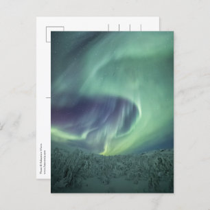Cartão Postal Aurora Borealis