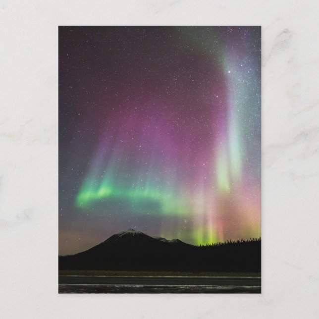 Cartão Postal Aurora Borealis | Alaska Brooks Range, Alaska (Frente)