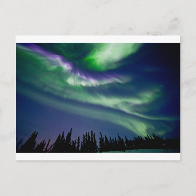 Cartão Postal Aurora Borealis Austin - Escada do Céu (Frente)