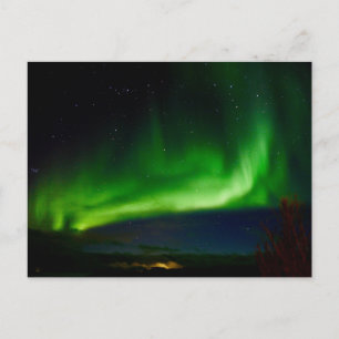 Cartão Postal Aurora Borealis Cores O Cartão-Postal Do Céu Notur