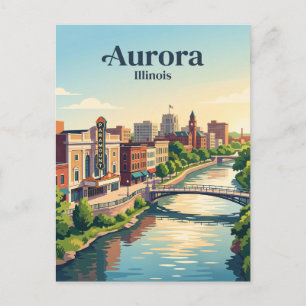 Cartão Postal Aurora, Illinois
