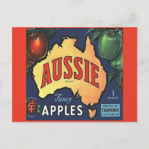 Cartão Postal Aussie Apples