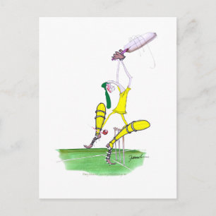 Cartão Postal aussie cricket nutmeg, tony fernandes