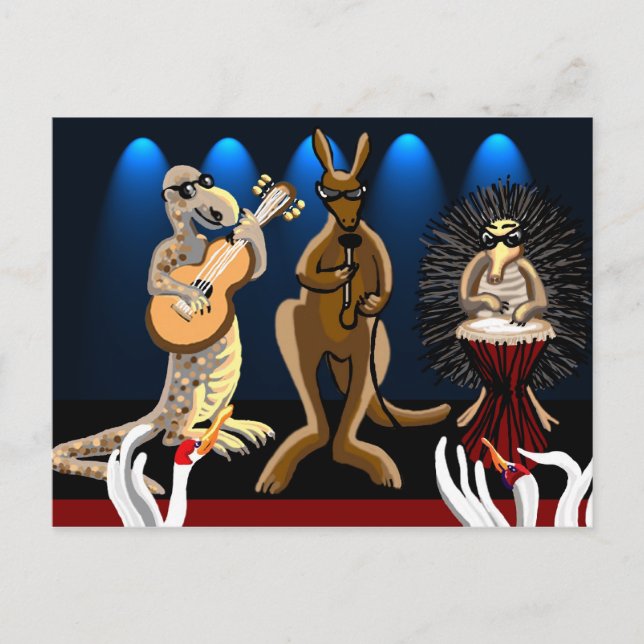 Cartão Postal Aussie Rockers (Frente)