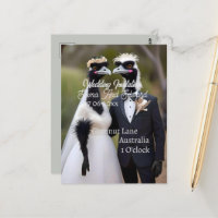 Aussie Wedding Australian Emus, Wedding
