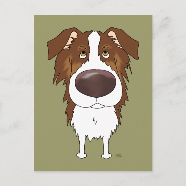 Cartão Postal Aussies - Grande Nariz e Bumbum (Frente)