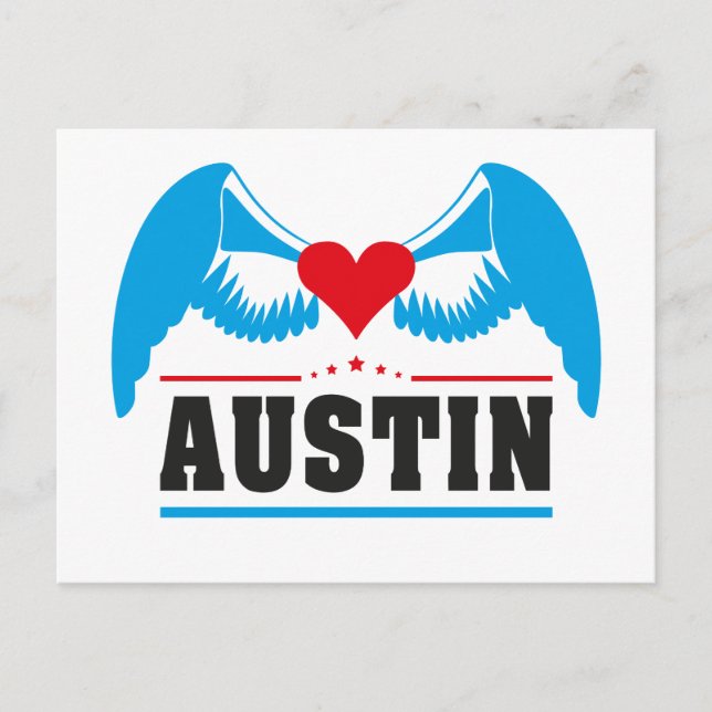 Cartão Postal Austin (Frente)