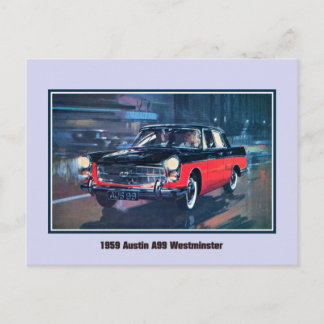 Cartão Postal Austin A99 Westminster Vintage 1959