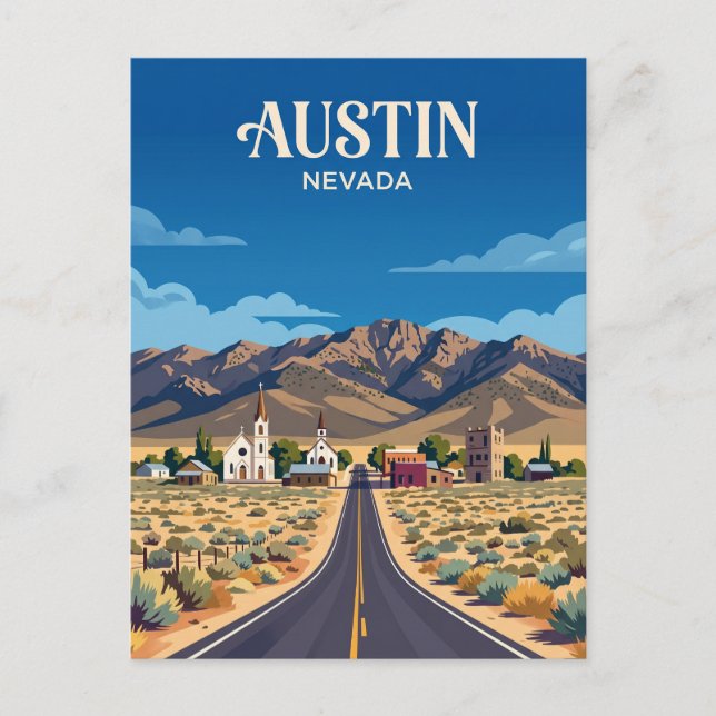 Cartão Postal Austin EUA (Frente)