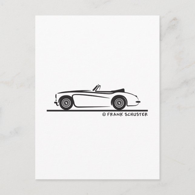 Cartão Postal Austin Healey 3000 MK II (Frente)