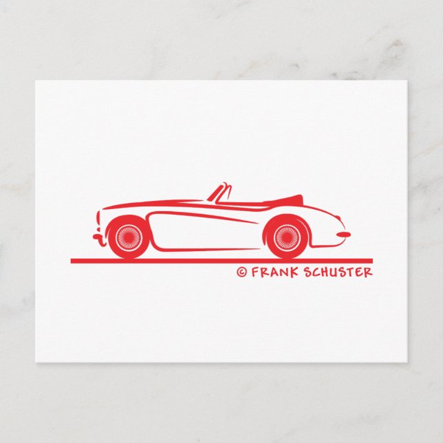 Cartão Postal Austin Healey 3000 MK II (Frente)