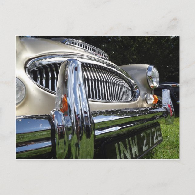 Cartão Postal Austin healey MKII Hardtop (Frente)
