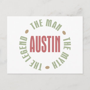 Cartão Postal Austin, o Homem, o Mito, a Lenda