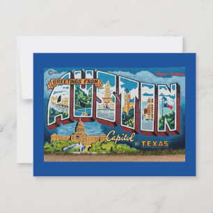 Cartão Postal Austin, Saudações do Texas