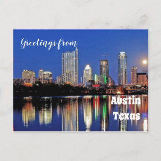 Cartão Postal Austin Texas - Cartão-postal