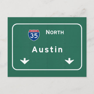 Cartão Postal Austin Texas tx Interstate Highway Freeway Road :