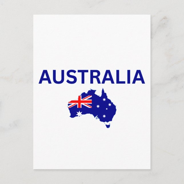 Cartão Postal Austrália (Frente)