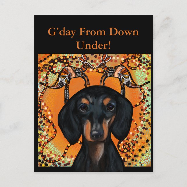 CARTÃO POSTAL AUSTRÁLIA ART (Frente)