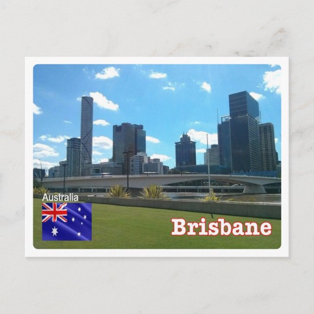 Cartão Postal Austrália - Brisbane - (Frente)