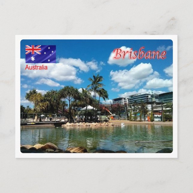Cartão Postal Austrália - Brisbane - (Frente)
