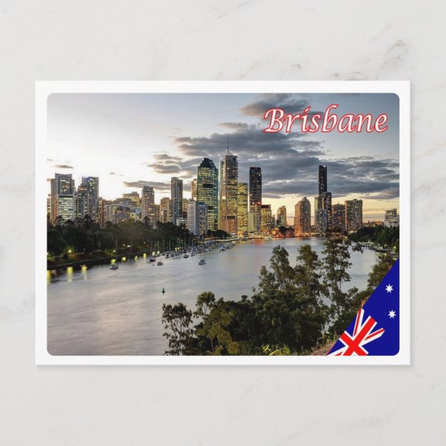 Cartão Postal Austrália - Brisbane - (Frente)