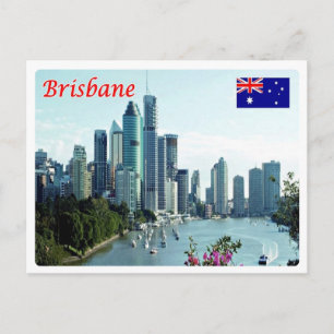 Cartão Postal Austrália - Brisbane - Skyline -