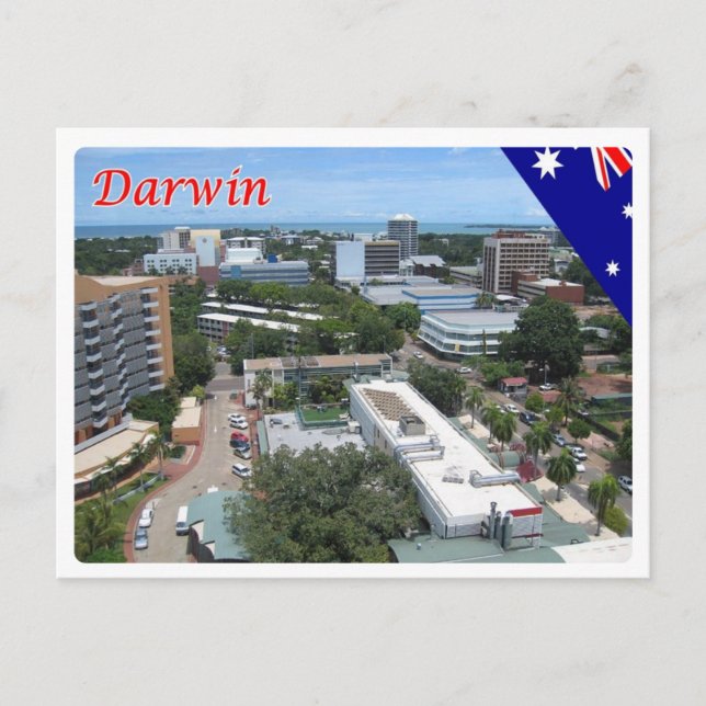 Cartão Postal Austrália - Darwin - (Frente)
