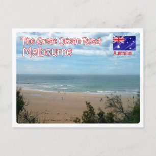 Cartão Postal Austrália - Melbourne - A Grande Oceano -