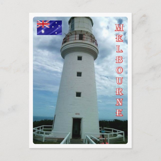 Cartão Postal Austrália - Melbourne - Cape Otway - (Frente)