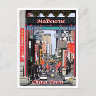 Cartão Postal Austrália - Melbourne - China Town -