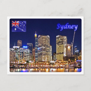 Cartão Postal Austrália - Sydney - Darling Harbour -