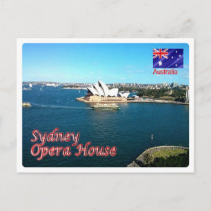 Cartão Postal Austrália - Sydney - Ópera -