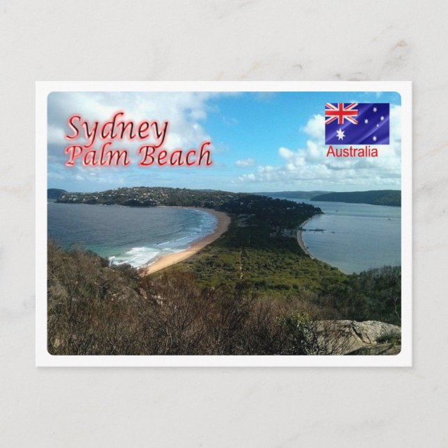 Cartão Postal Austrália - Sydney - Palm Beach - (Frente)