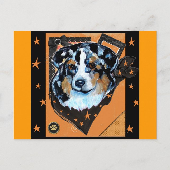 CARTÃO POSTAL AUSTRALIAN SHEPHERD (Frente)
