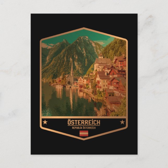 Cartão Postal Áustria (Frente)