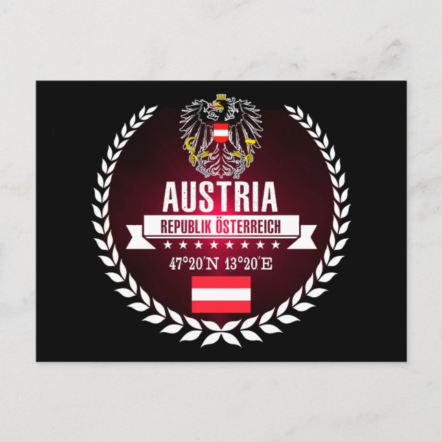 Cartão Postal Áustria (Frente)