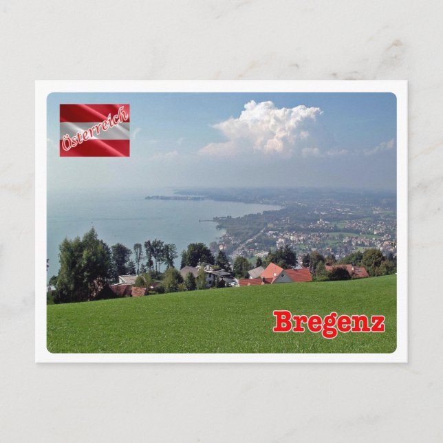 Cartão Postal Áustria - Bregenz - (Frente)